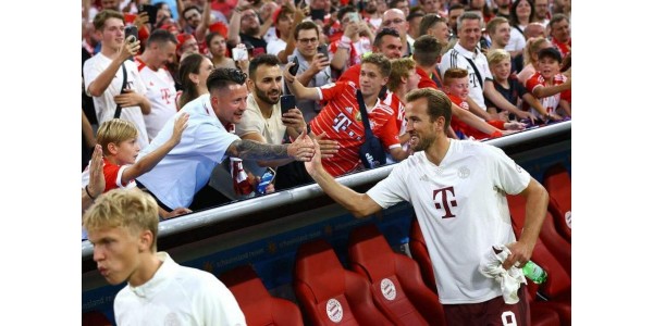 O primeiro golo de Harry Kane sobre o FC Bayern München terminou em derrota O primeiro golo de Harry Kane sobre o FC Bayern München terminou em derrota